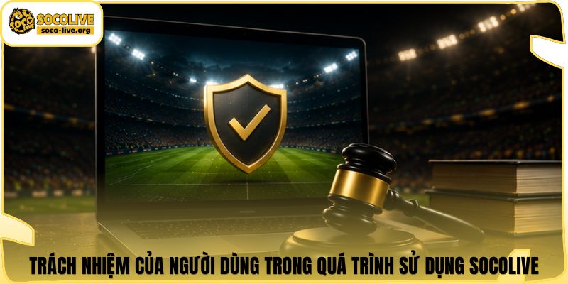 Trách nhiệm của người dùng trong quá trình sử dụng Socolive